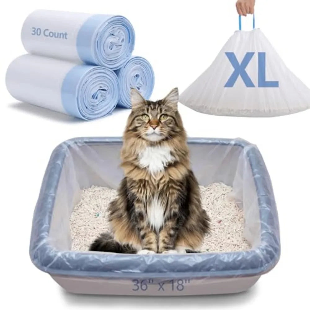 Heavy Duty Cat Litter Box Liners With Reliable Odor Protection