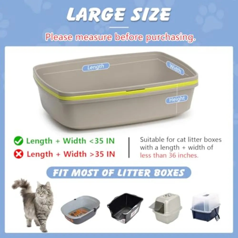 Heavy Duty Cat Litter Box Liners With Reliable Odor Protection