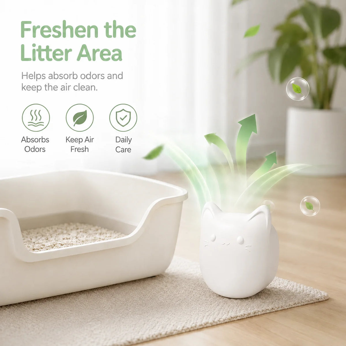 Cat Litter Box Deodorizer Pods Pet Safe Odor Control Fresheners