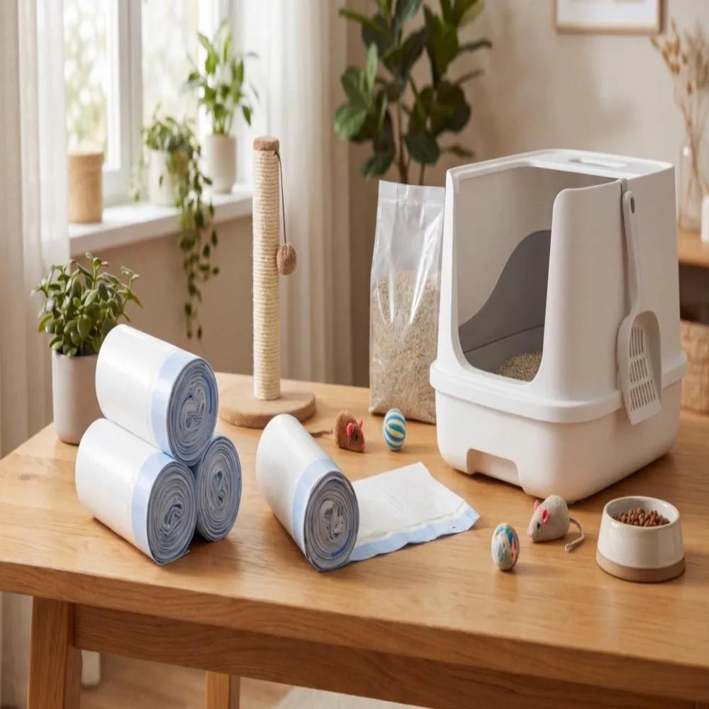 Heavy Duty Cat Litter Box Liners With Reliable Odor Protection