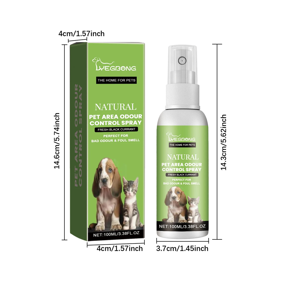 YEGBONG Pet Deodorizing Spray For Lasting Fresh Household Fragrance