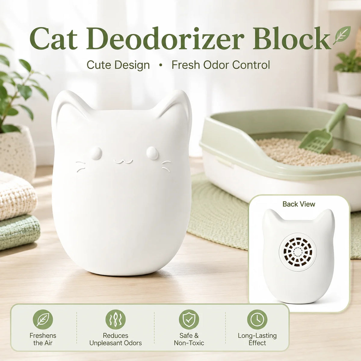 Cat Litter Box Deodorizer Pods Pet Safe Odor Control Fresheners