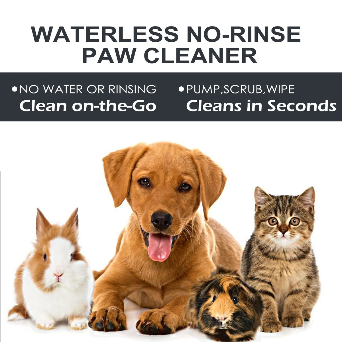Yegbong Pet Paw Dry Shampoo Mousse for Dogs and Cats