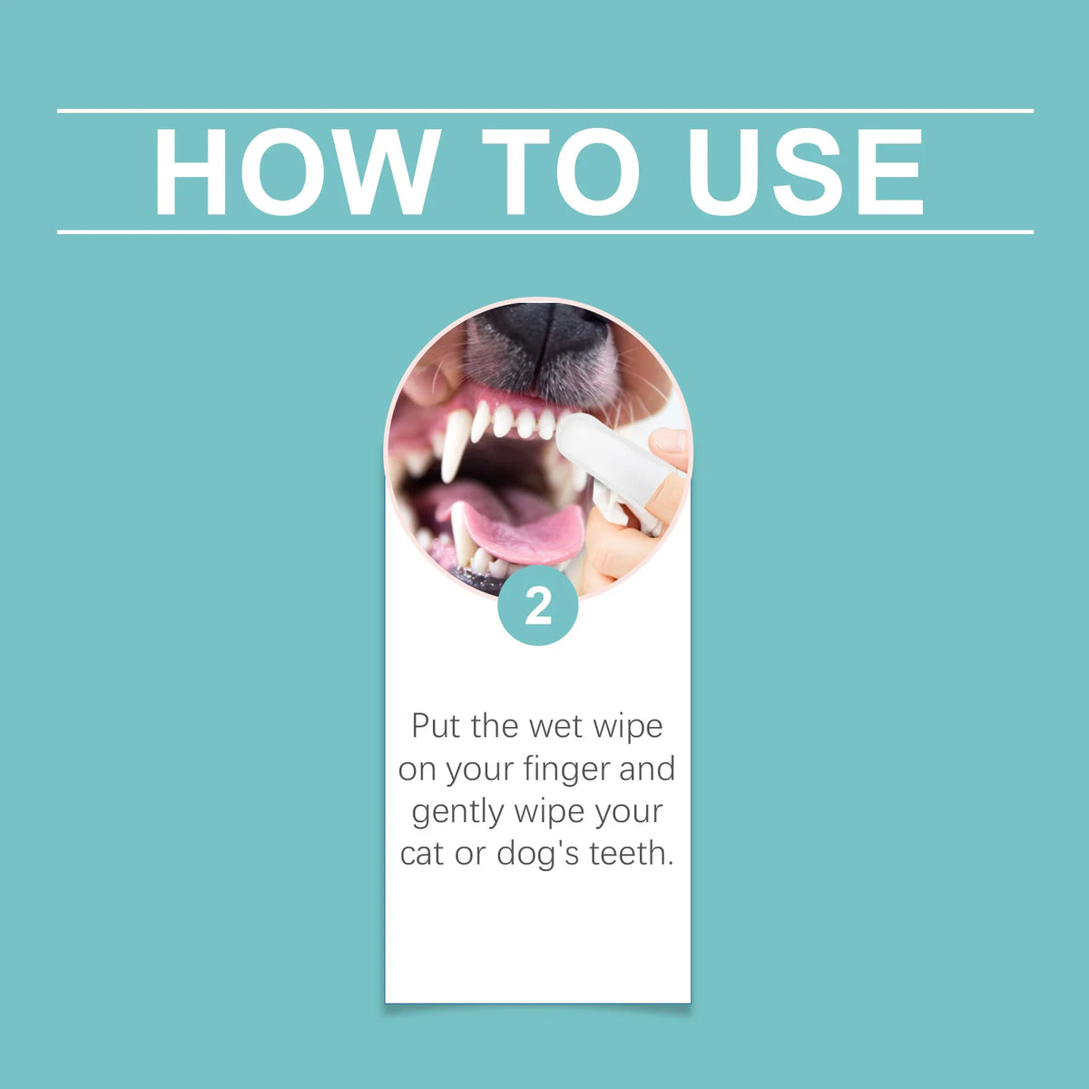 Yegebong Pet Dental Cleaning Wipes Prevent Plaque And Tartar