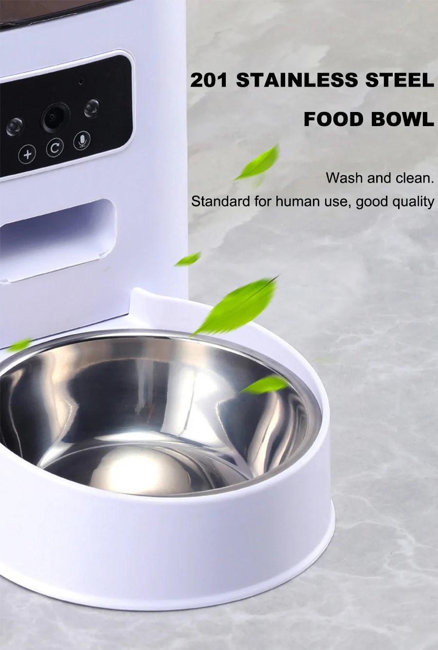 Smart App Controlled Automatic Pet Food Dispenser With Timer