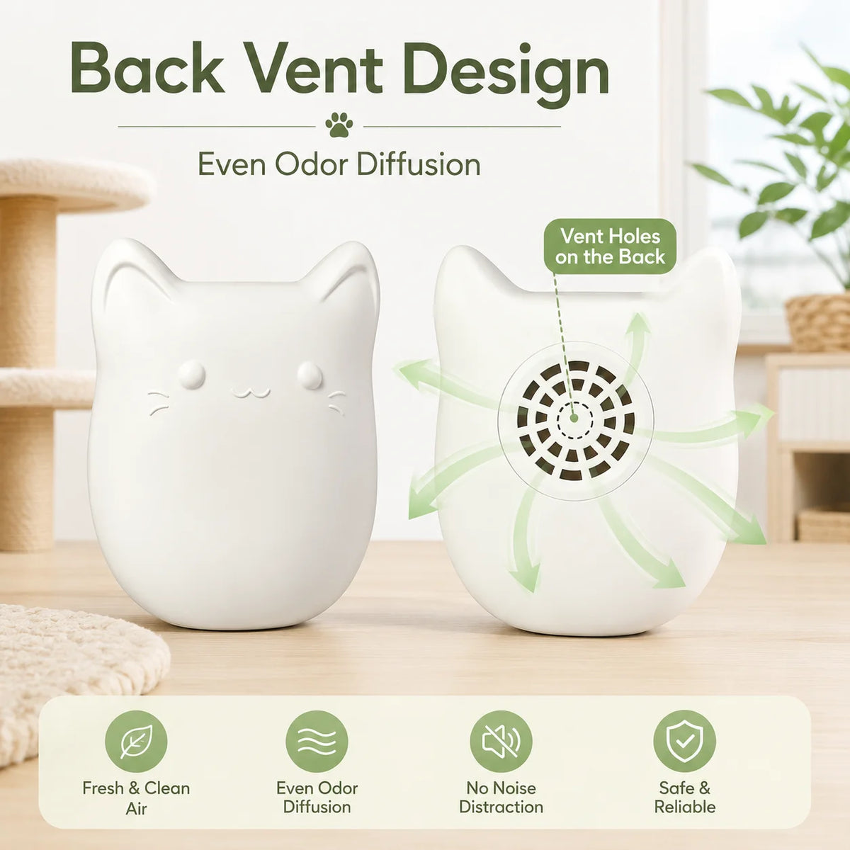 Cat Litter Box Deodorizer Pods Pet Safe Odor Control Fresheners