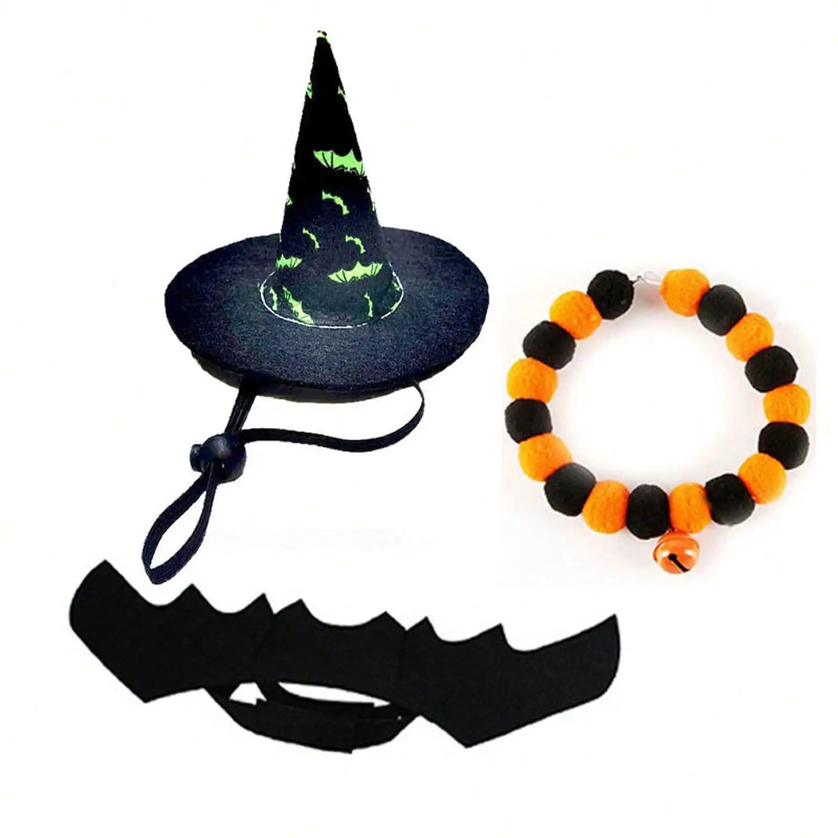 Halloween Pet Costume And Accessory Set For Cats And Dogs