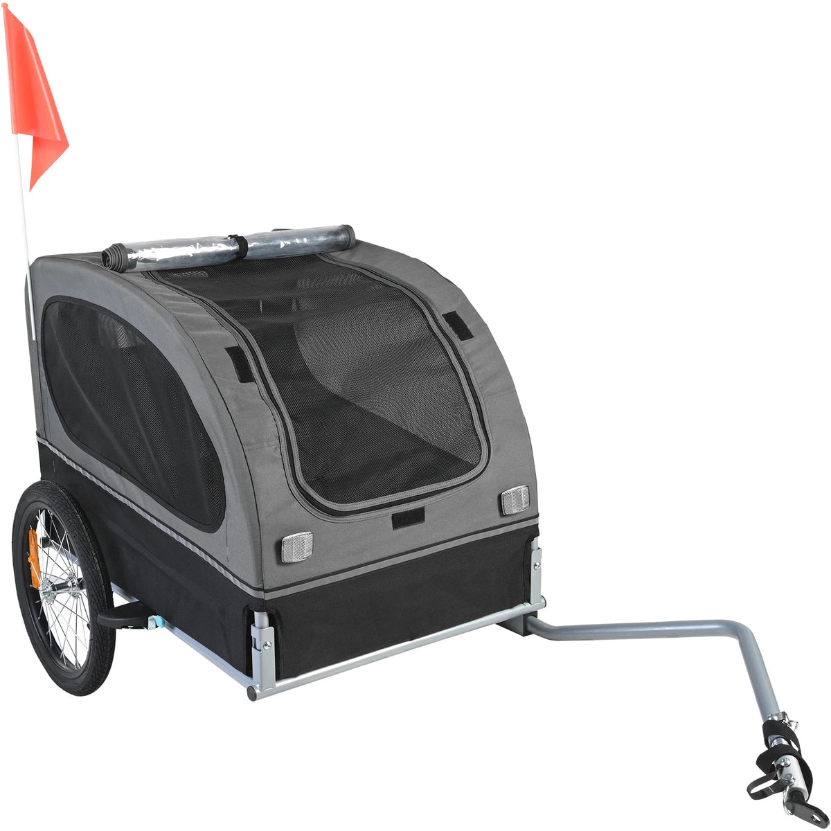 Durable Collapsible Dog Bike Trailer And Pet Cart Carrier