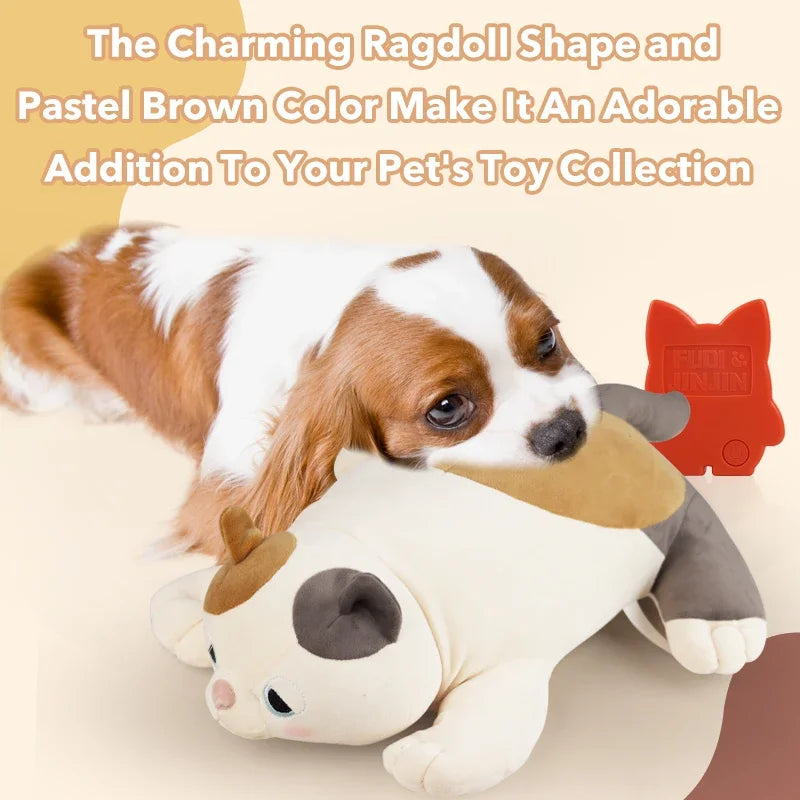 Plush Dragon Heartbeat Puppy Toy for Anxiety Relief Sleep Aid