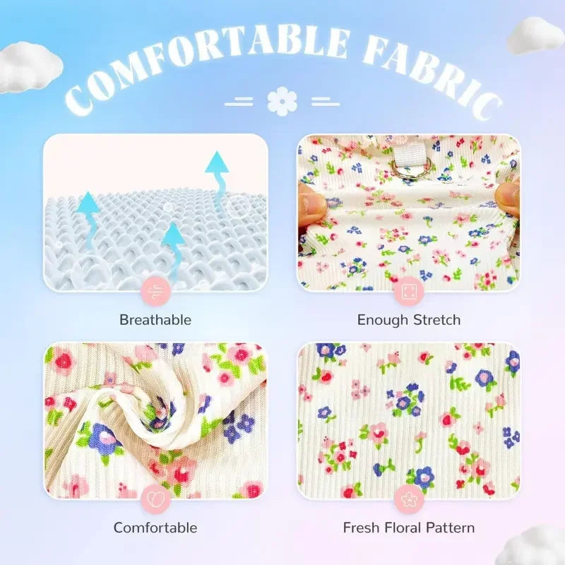 Breathable Ruffled Sleeve Pet Shirt For Small Dogs And Cats