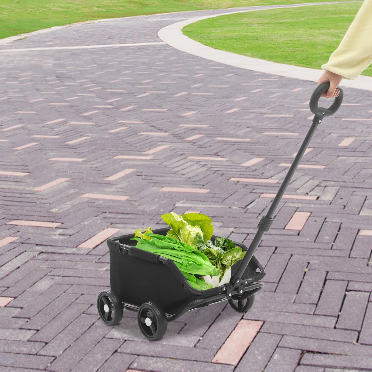 Folding Four Wheel Pet Stroller Crafted For Comfortable Dog Travel