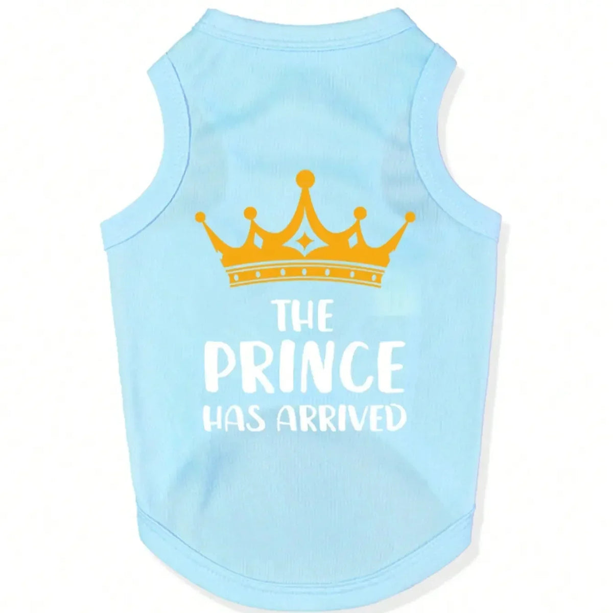 Prince Princess Pet Sleeveless Vest Set For Dogs And Cats