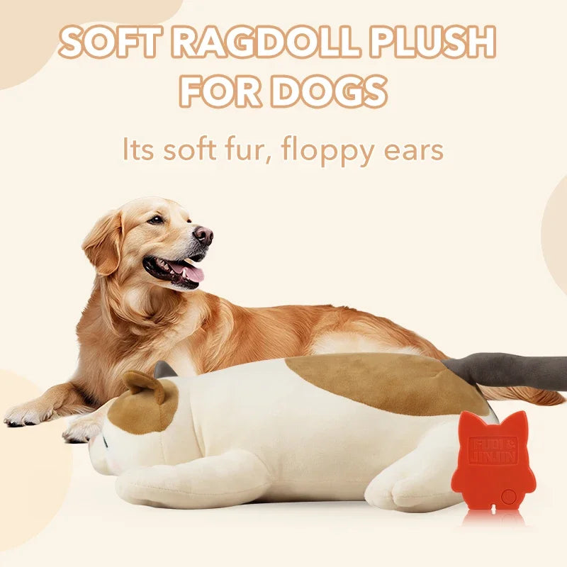 Plush Dragon Heartbeat Puppy Toy for Anxiety Relief Sleep Aid