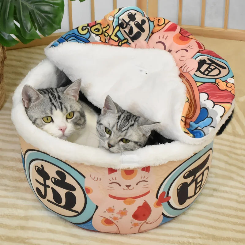 Warm Removable Washable Pet Bed For Dogs And Cats