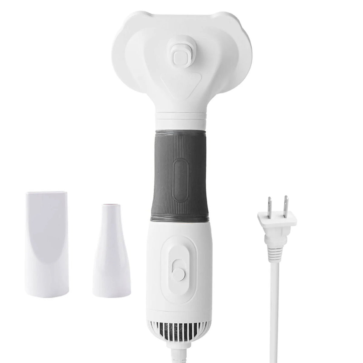 3In1 Pet Hair Dryer With Slicker Brush Low Noise Grooming