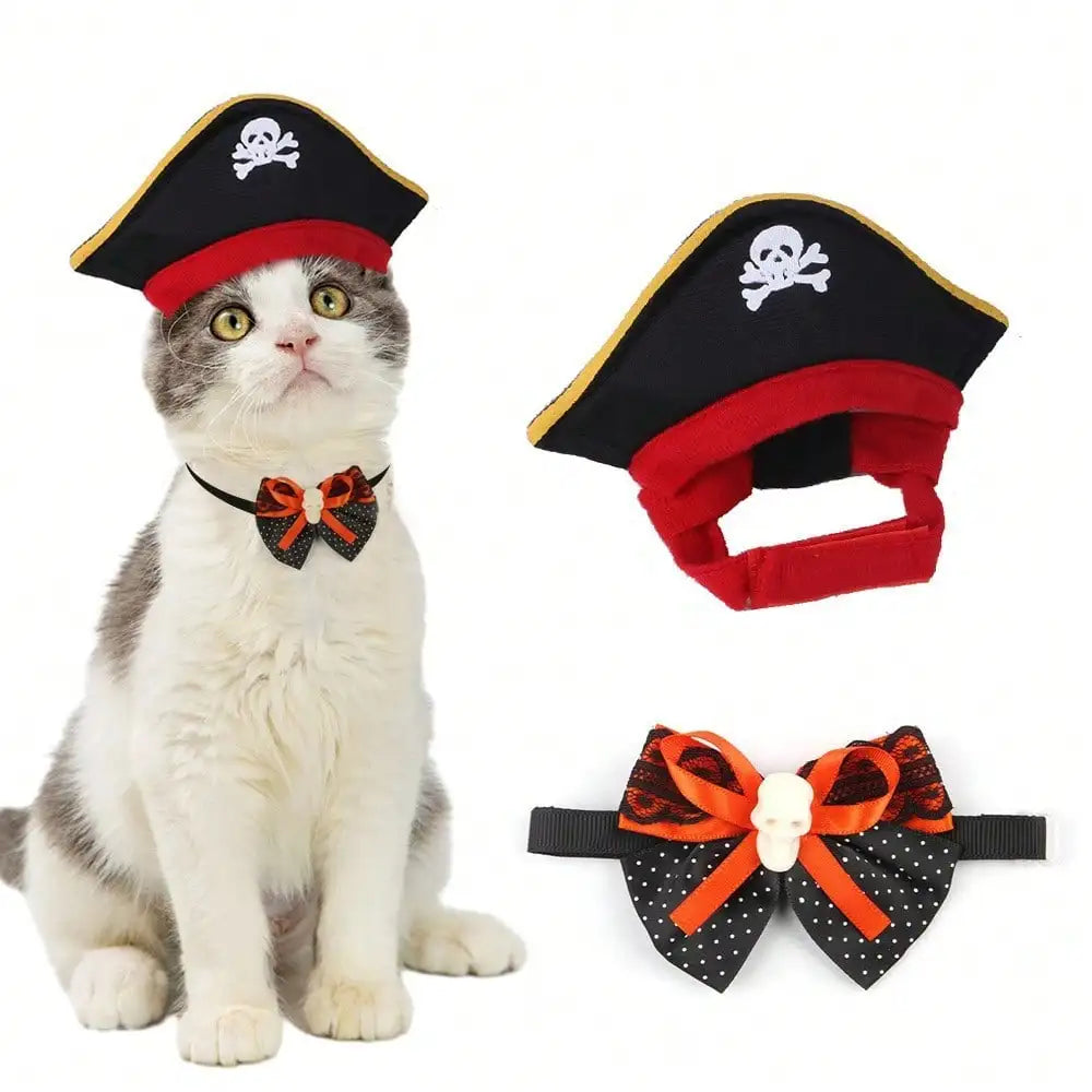 Halloween Pet Costume And Accessory Set For Cats And Dogs