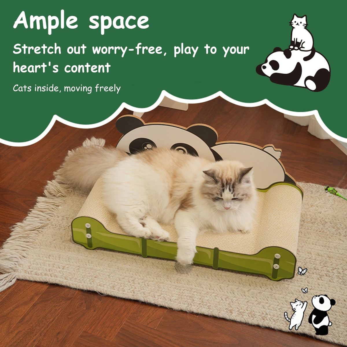 Corrugated Paper Cat Scratching Board For Protecting Sofas And Couches