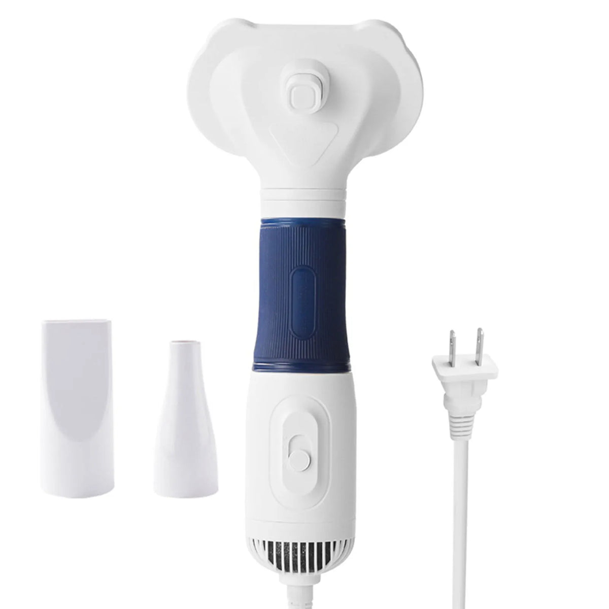 3In1 Pet Hair Dryer With Slicker Brush Low Noise Grooming