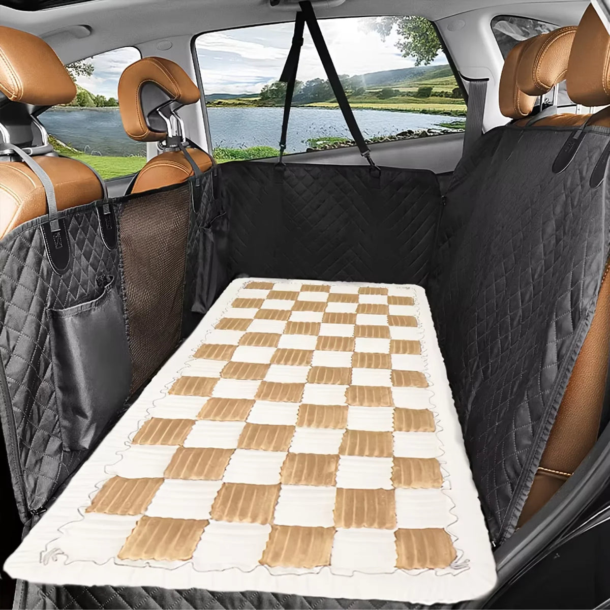 CWV Coral Fleece Dog Bed Waterproof Sofa Car Seat Cover