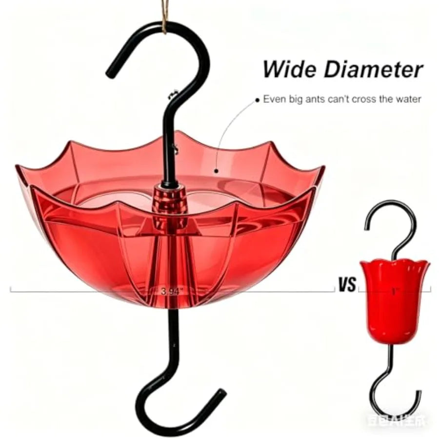 Wooden Ant Moats For Hummingbird And Oriole Feeders