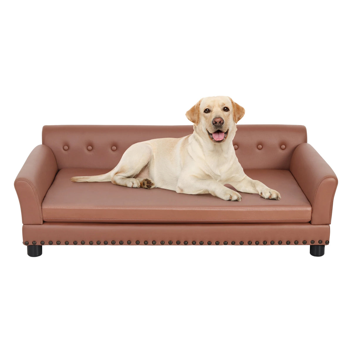 BingoPaw Waterproof Faux Fur Pet Sofa Bed With Removable Cushion
