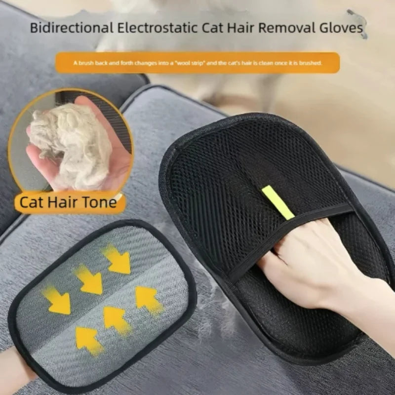 Effective Pet Grooming Gloves For Removing Cat And Dog Hair