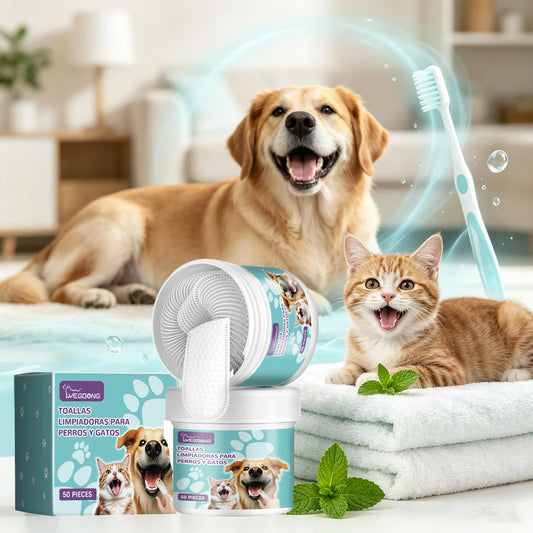 Yegebong Pet Dental Cleaning Wipes Prevent Plaque And Tartar