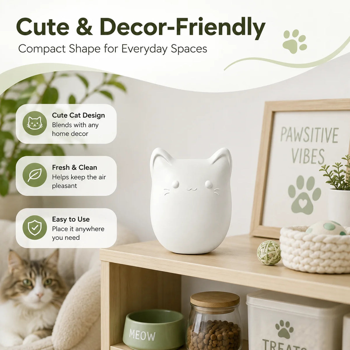 Cat Litter Box Deodorizer Pods Pet Safe Odor Control Fresheners