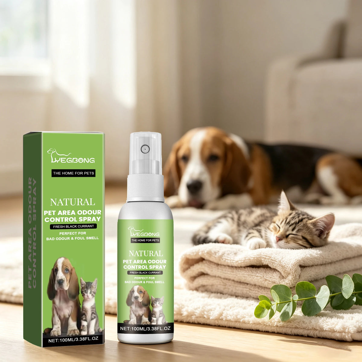 YEGBONG Pet Deodorizing Spray For Lasting Fresh Household Fragrance