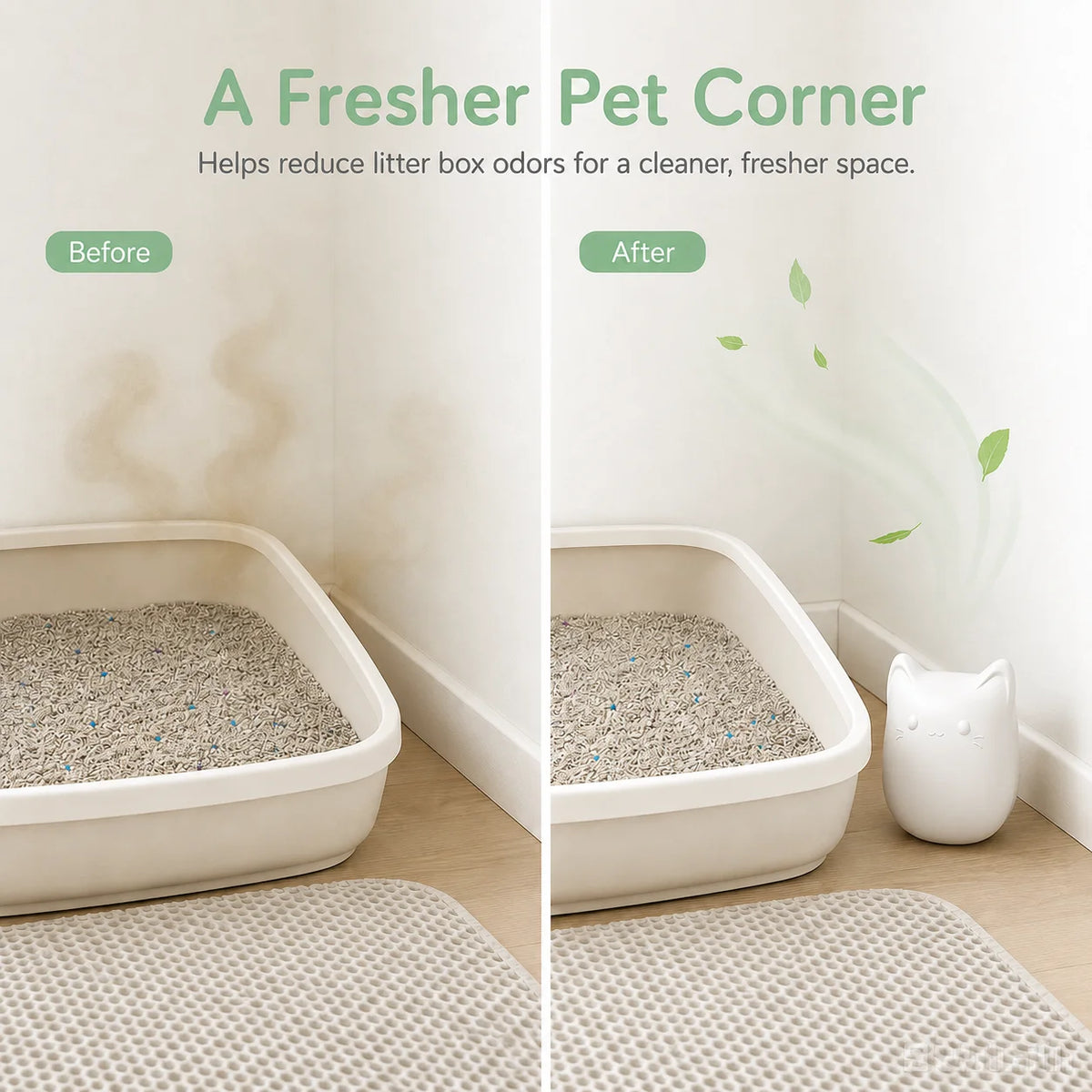 Cat Litter Box Deodorizer Pods Pet Safe Odor Control Fresheners