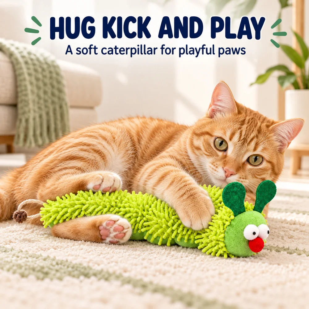 Zoe Interactive Wobble Cat Toy With Soft Chirping Bird