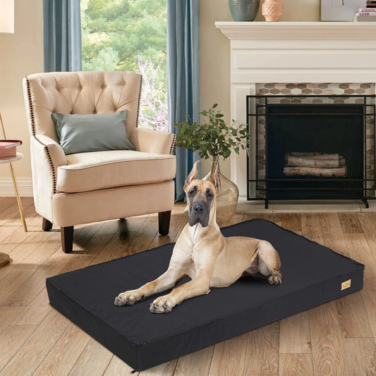 Bingopaw Washable Orthopedic Dog Bed With Removable Fabric Cover