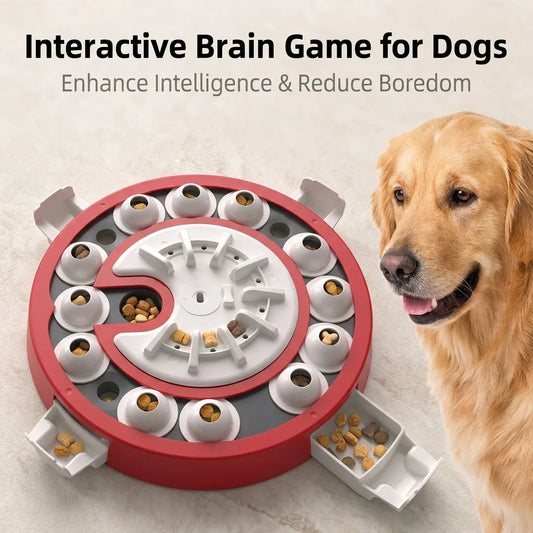 Interactive Dog Puzzle Toy And Treat Dispenser For Mental Stimulation