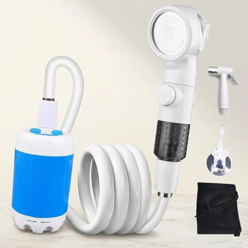 Rechargeable Portable Pet Shower Pump Hose For Home Outdoor Cleaning