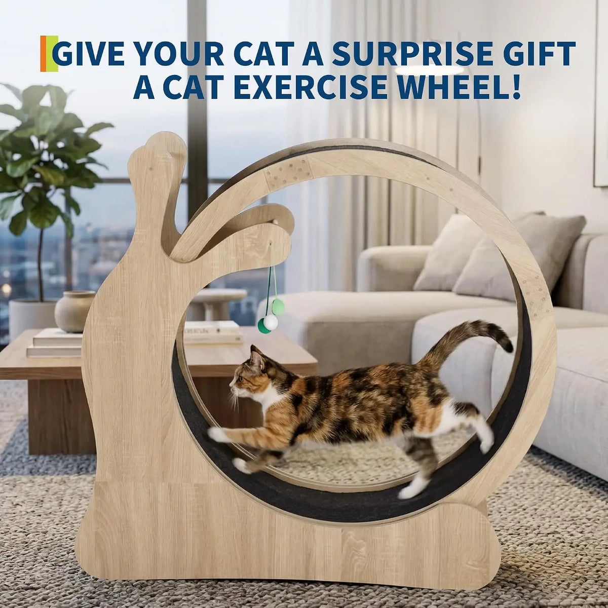 Exercise 6 In 1 Cat Treadmill Running Wheel Climbing Frame