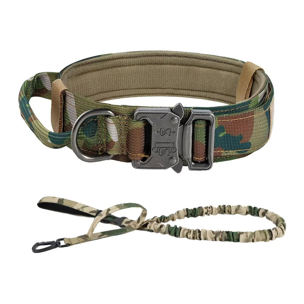Petravel Adjustable Nylon Dog Collar Leash Set Quick Release Buckle