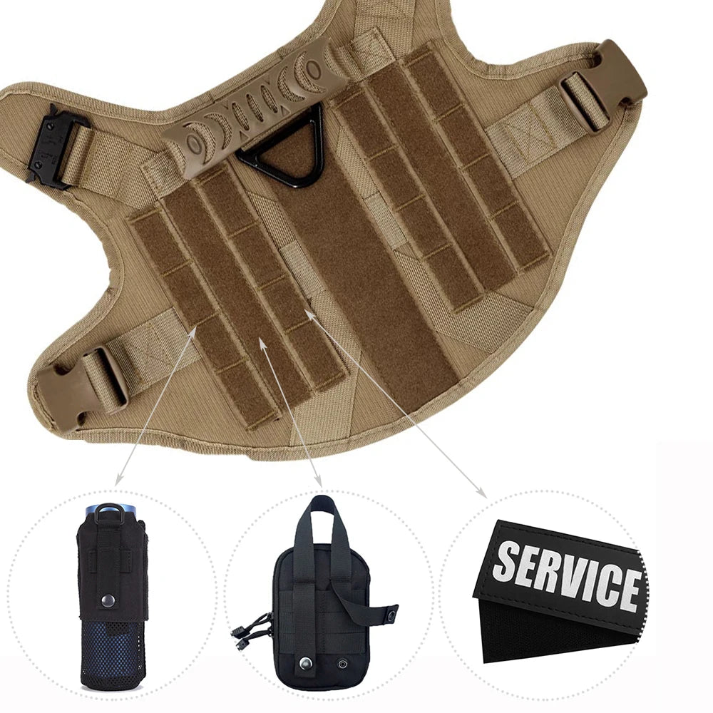 PETRAVEL Padded Nylon Dog Harness And Leash Set For Dogs