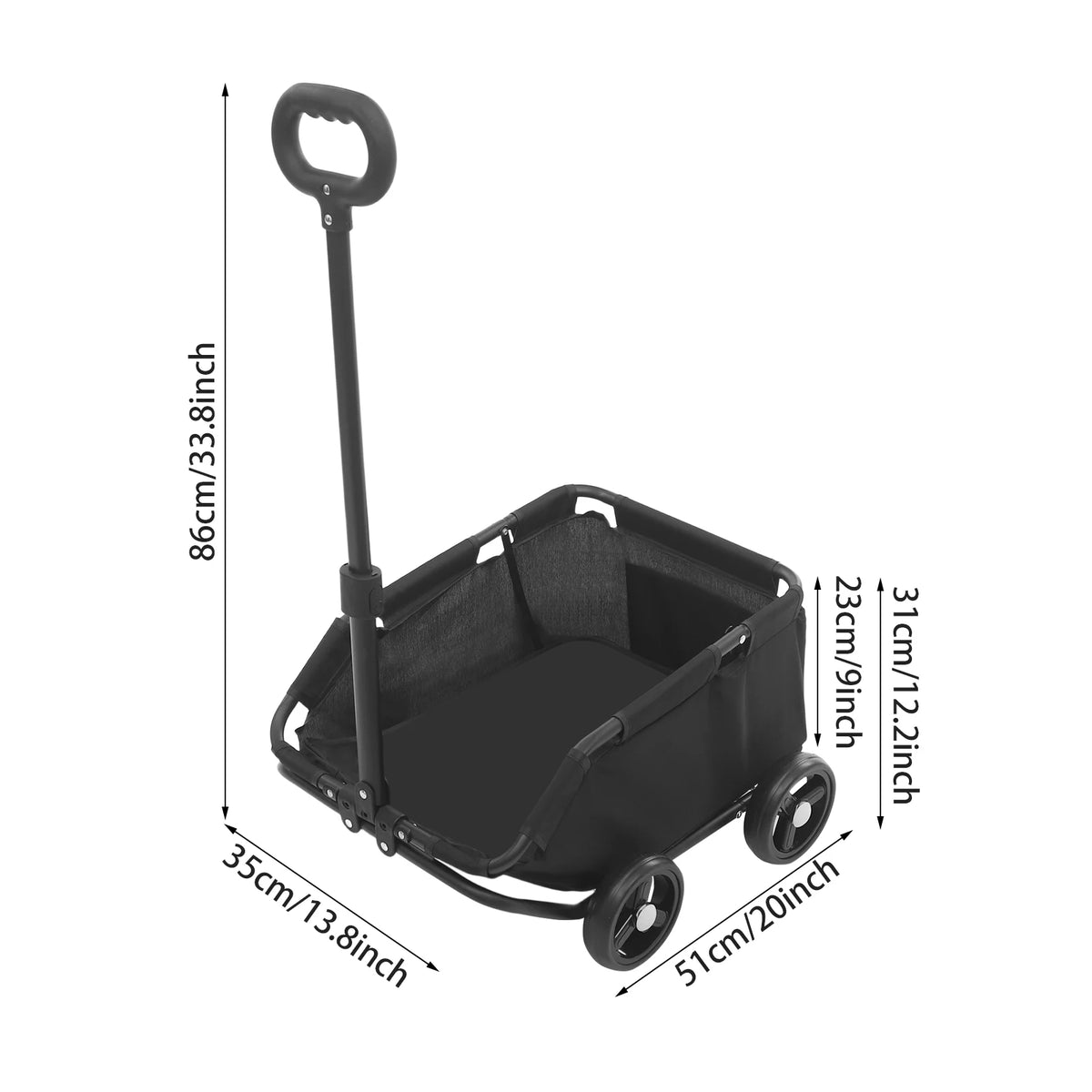 Folding Four Wheel Pet Stroller Crafted For Comfortable Dog Travel