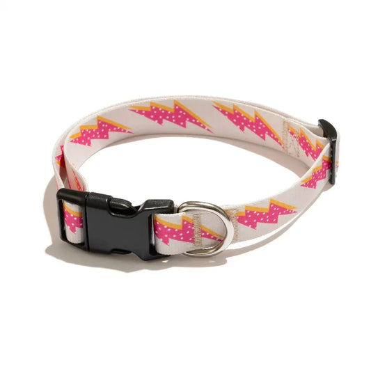 Lightning Bolt Fashion Dog Collar Comfortable Fit For Dogs