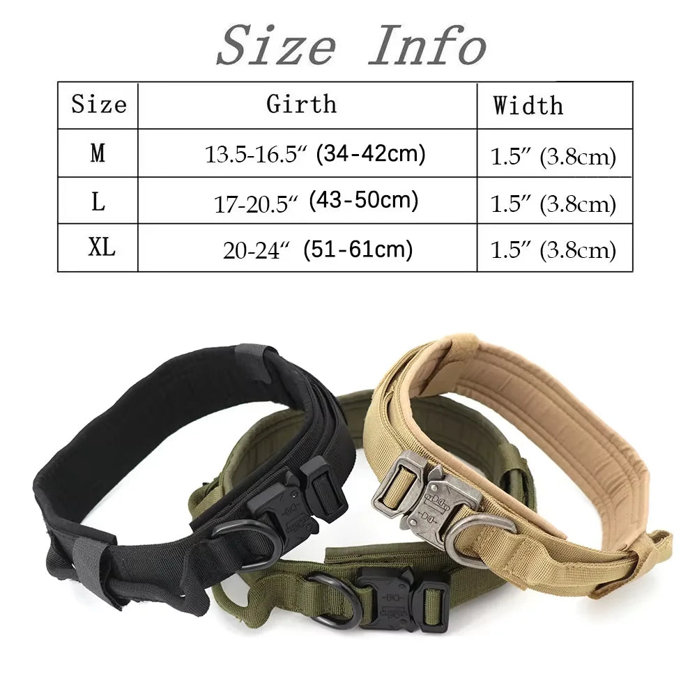 Petravel Adjustable Nylon Dog Collar Leash Set Quick Release Buckle