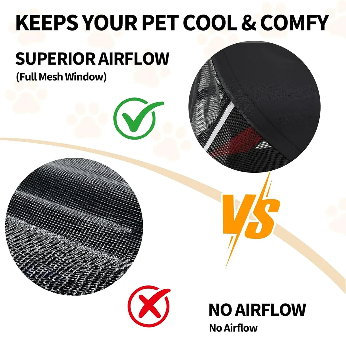Garvee Heavy Duty Foldable Dog Stroller With Mesh Storage Basket