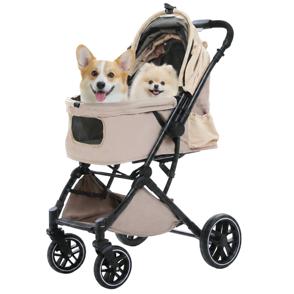 PAWZ Road Foldable Pet Stroller For Small Medium Dogs Cats