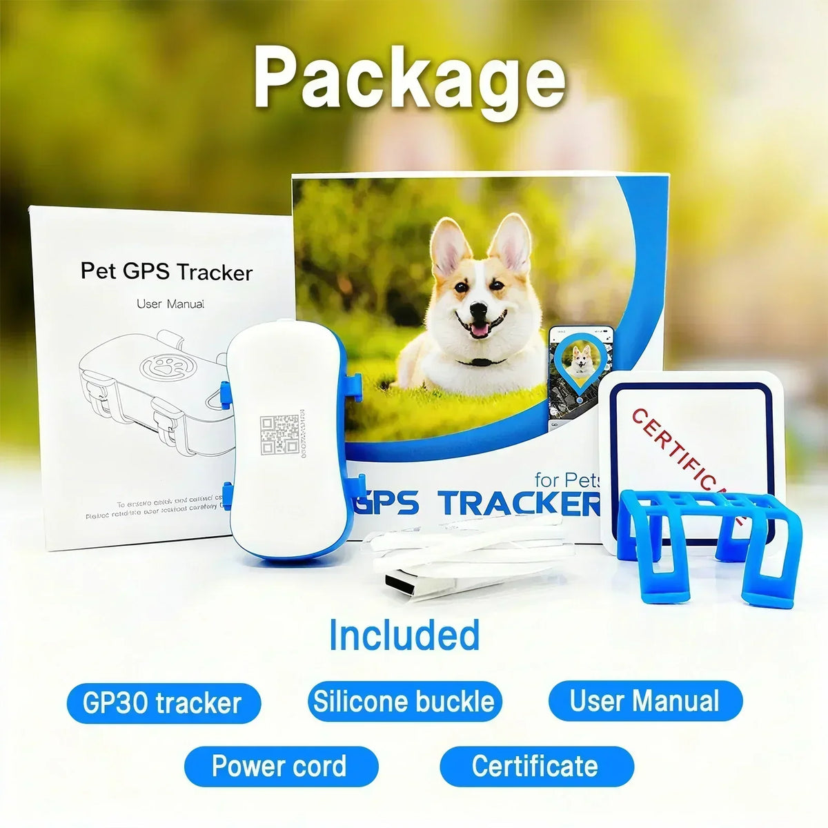 WANWAYTECH 4G GPS Pet Tracker With Real Time Waterproof Tracking