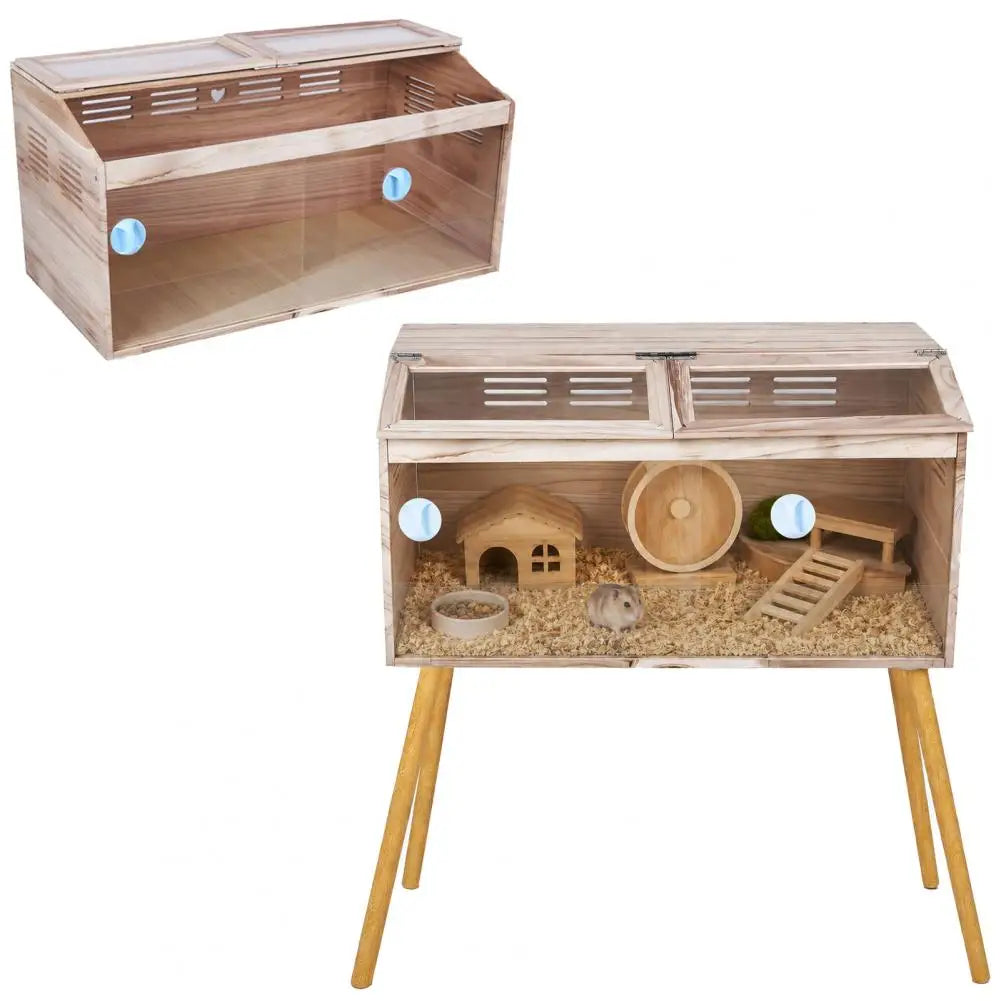 Chew Proof Wooden Hamster And Guinea Pig Cage With Legs