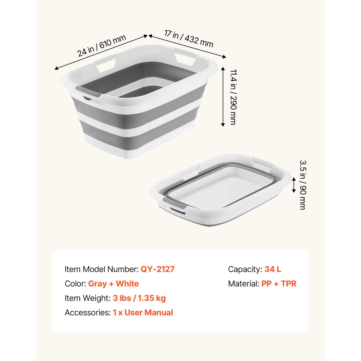 Collapsible Dog Bathtub With Internal Quick Drain Valve
