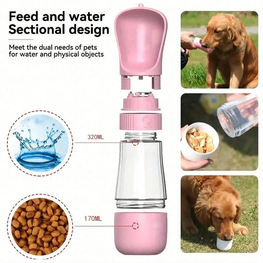 Premium Portable Dog Water And Food Travel Feeder Cup