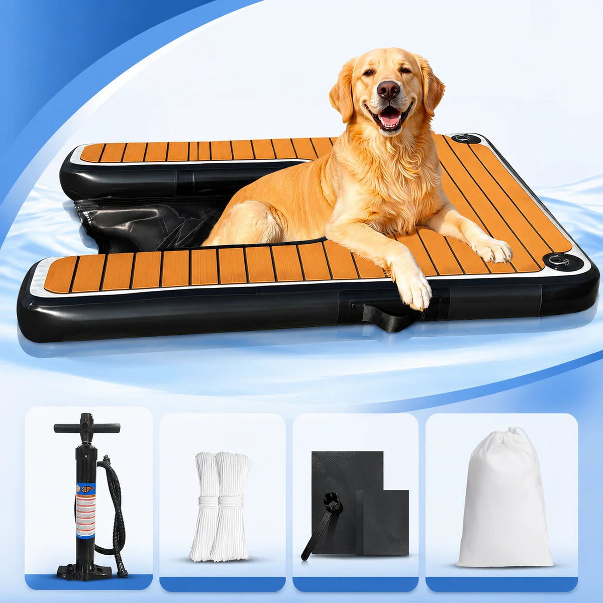Portable Inflatable Dog Ramp For Safe Outdoor Pet Adventures