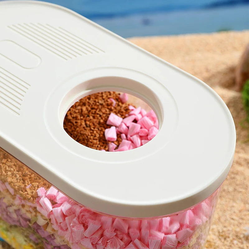 HiMISS Hamster Digging Bucket Oval Burrow Hideout Playhouse