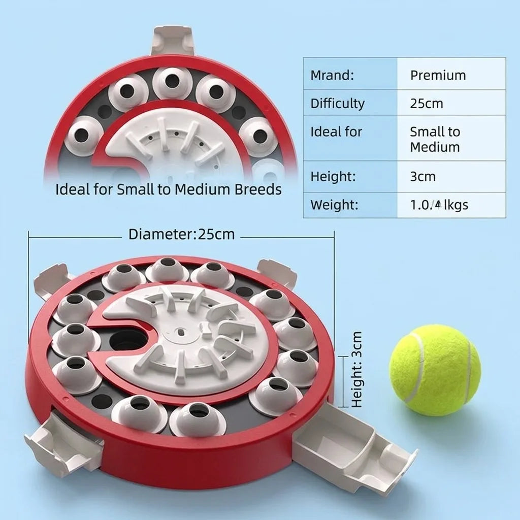 Interactive Dog Puzzle Toy And Treat Dispenser For Mental Stimulation