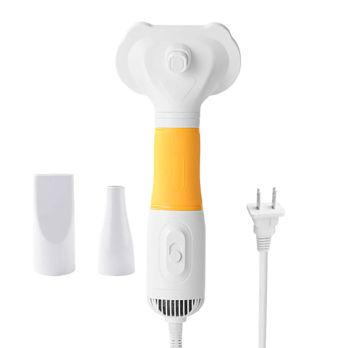 3In1 Pet Hair Dryer With Slicker Brush Low Noise Grooming
